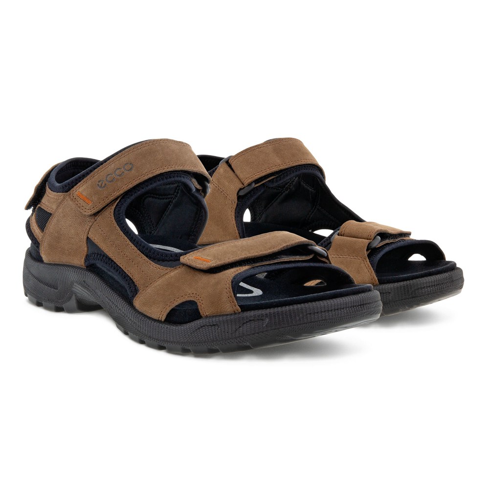 Sandalias Hombre - ECCO Onroads - Marrom/Negros - XOB253178